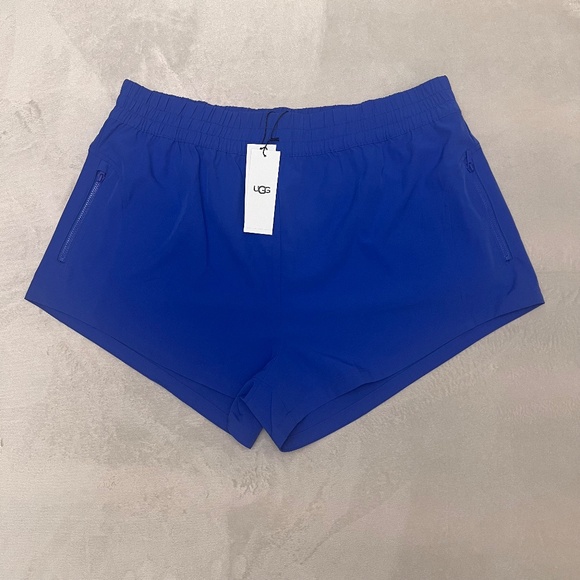 UGG Gracelynn Women's Athletic Logo Shorts in Azul Blue Size XL NEW - Picture 5 of 12